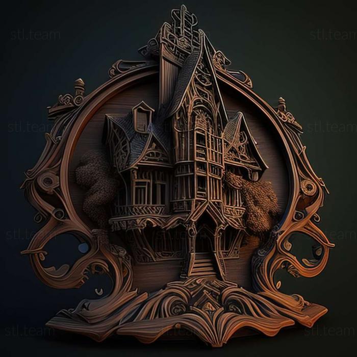 3D model Kraven Manor game (STL)